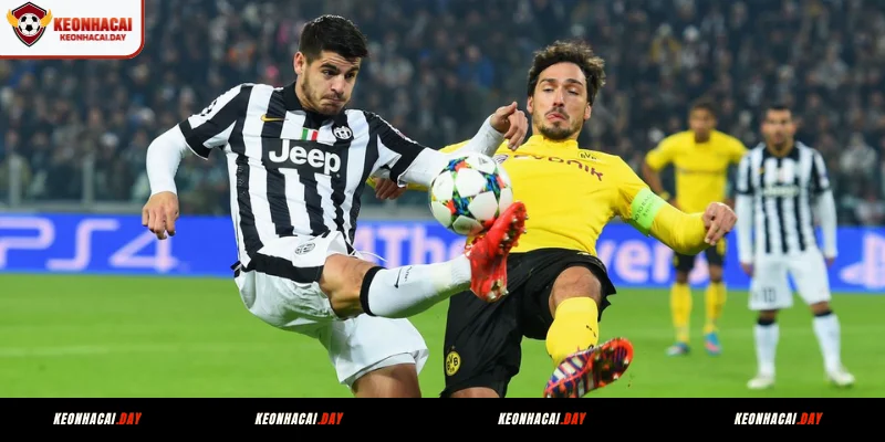 Phong độ thời gian gần đây của Juventus vs Borussia Dortmund